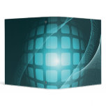 blue green orb abstract notebook binders