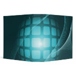 blue green orb abstract notebook