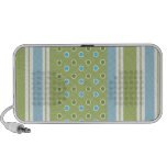 Blue Green Pattern Doodle Speaker