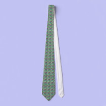 Blue Green Purple Days Tie ties