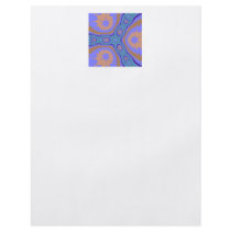 Blue Green Purple Fractal Flyer