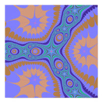 Blue Green Purple Fractal