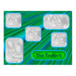 Blue-Green Ray Collage Blue-Green Ray Collage