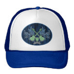 Blue Green skirt Trucker Hat