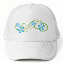 Blue Green Tropical hats