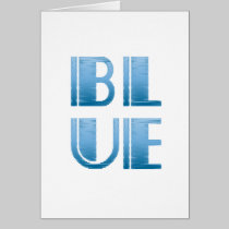 Blue cards