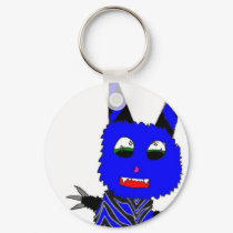 Blue Gremlin keychains