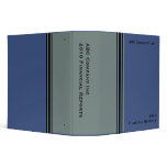 blue grey business binders