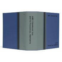 blue grey business binders