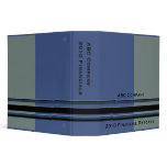 blue grey business binders