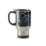 Blue Grey Camo Travel Mug