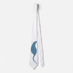 Blue Grey Elegant Rat Tie