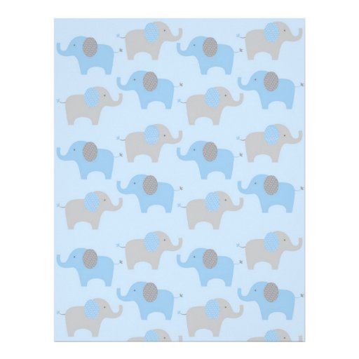 baby letterhead paper blue grey elephant baby scrapbook paper personalized baby letterhead paper