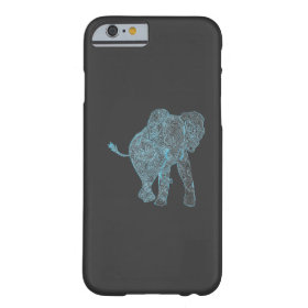 Blue/Grey Elephant iPhone 6 case