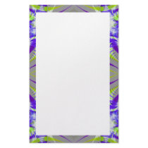 blue grey green stationery