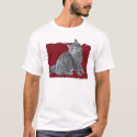 Blue/Grey Tabby Cat t-shirts