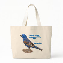 Blue Grosbeak Tote Bag