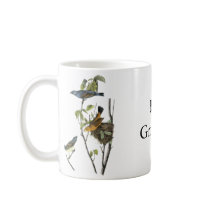 Blue Grosbeak John James Audubon Coffee Mugs