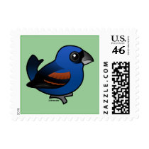 Blue Grosbeak Postage Stamps
