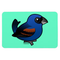 Blue Grosbeak Rectangle Magnet