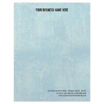 Blue Grunge Distressed Business Letterhead