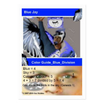 Blue Guide Card business cards
