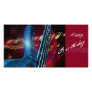 Blue Guitar Photo Card Template