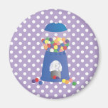 Blue Gumball Machine Magnet