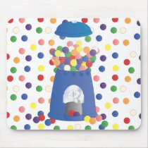 Blue Gumball Machine mousepads by candystore Blue Gumball Machine mousepads