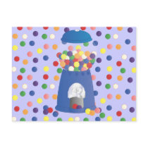 Blue Gumball Machine postcards