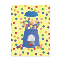 Blue Gumball Machine postcards