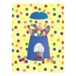 Blue Gumball Machine Postcards
