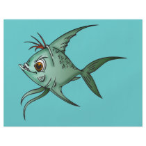 Blue Guppy Fish Custom Flyer