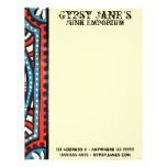 Blue Gypsies Eye Personalized Letterhead