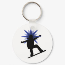 Blue hair snowboarder keychains by hurley0940 Blue hair snowboarder keychains