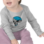 Blue Haired Skull Tees