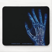 Blue Hand X-ray  mousepad