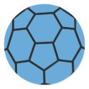 blue handball ball stickers by Tomaniac blue handball ball stickers