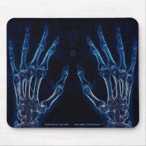 Blue Hands X-ray mousepad (version 1)