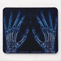 Blue Hands X-ray mousepad (version 1)