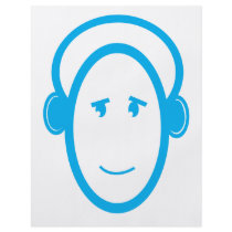 Blue Happy DJ Flyer