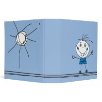 blue happy monster enjoys sunshine binder