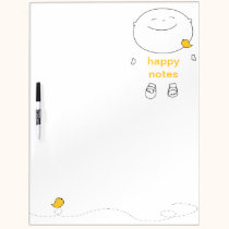 Blue Happy Notes - Dry Erase Board - Large dry erase boards