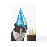 Blue Hat  Birthday Greeting Card