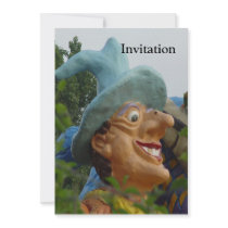 Blue Hat Custom Invitation