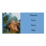 Blue Hat Personalized Photo Card