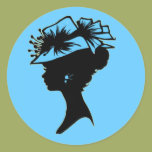 Blue Hat Sticker
