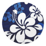 Blue Hawaii Flowers stickers