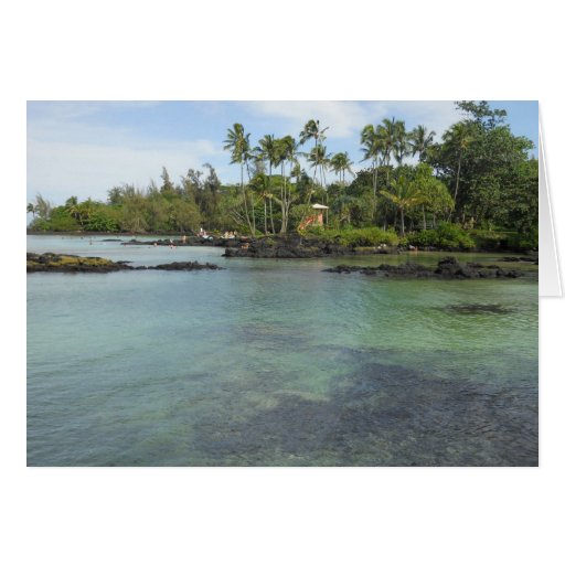 Blue Hawaii Greeting Card