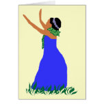 Blue Hawaii  Hula Dancer card